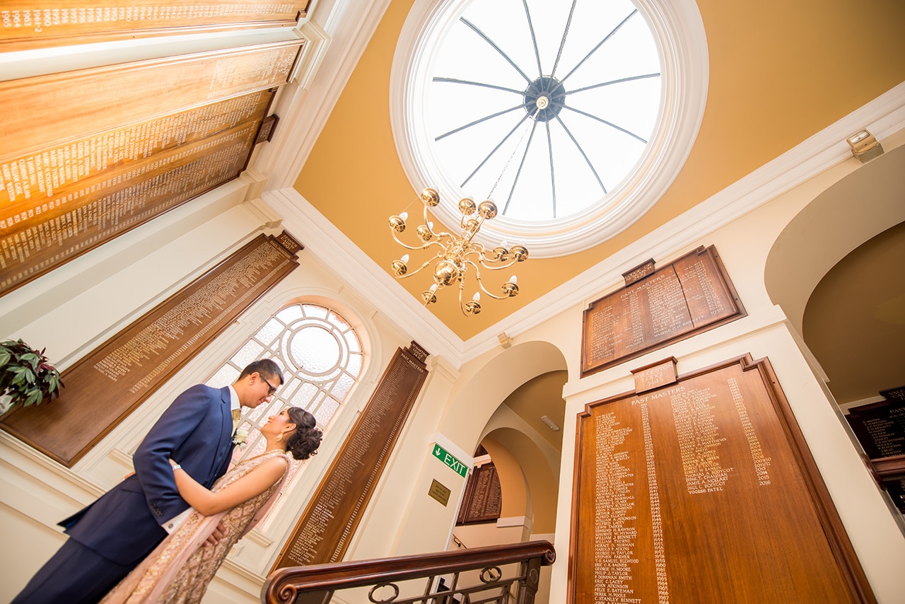 7 Wedding photo, elegant stairway